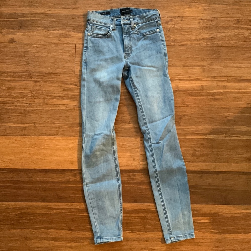 Frank and Oak high rise skinny jeans size 24